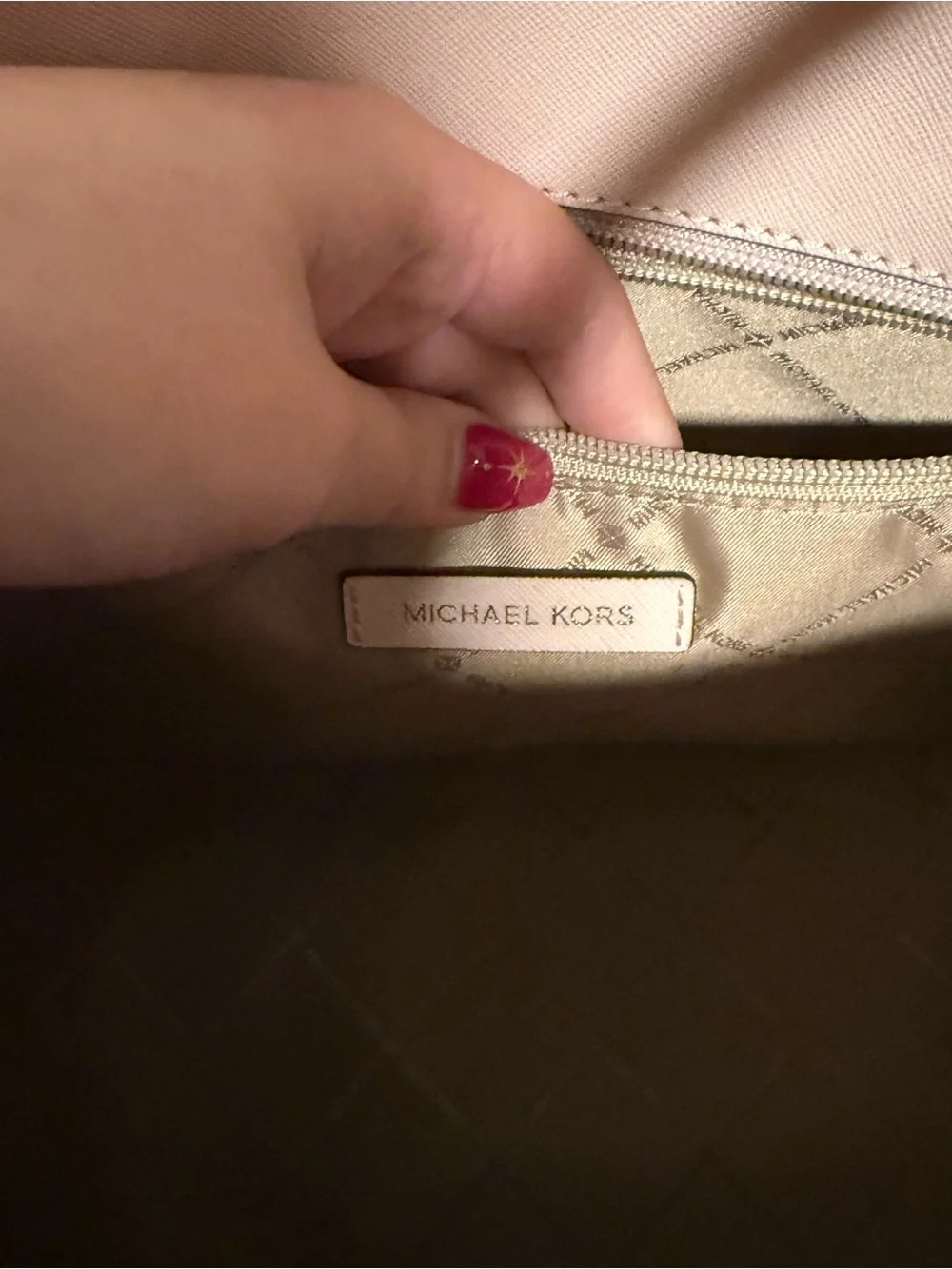 Michael Kors Blush Pink Saffiano Tote